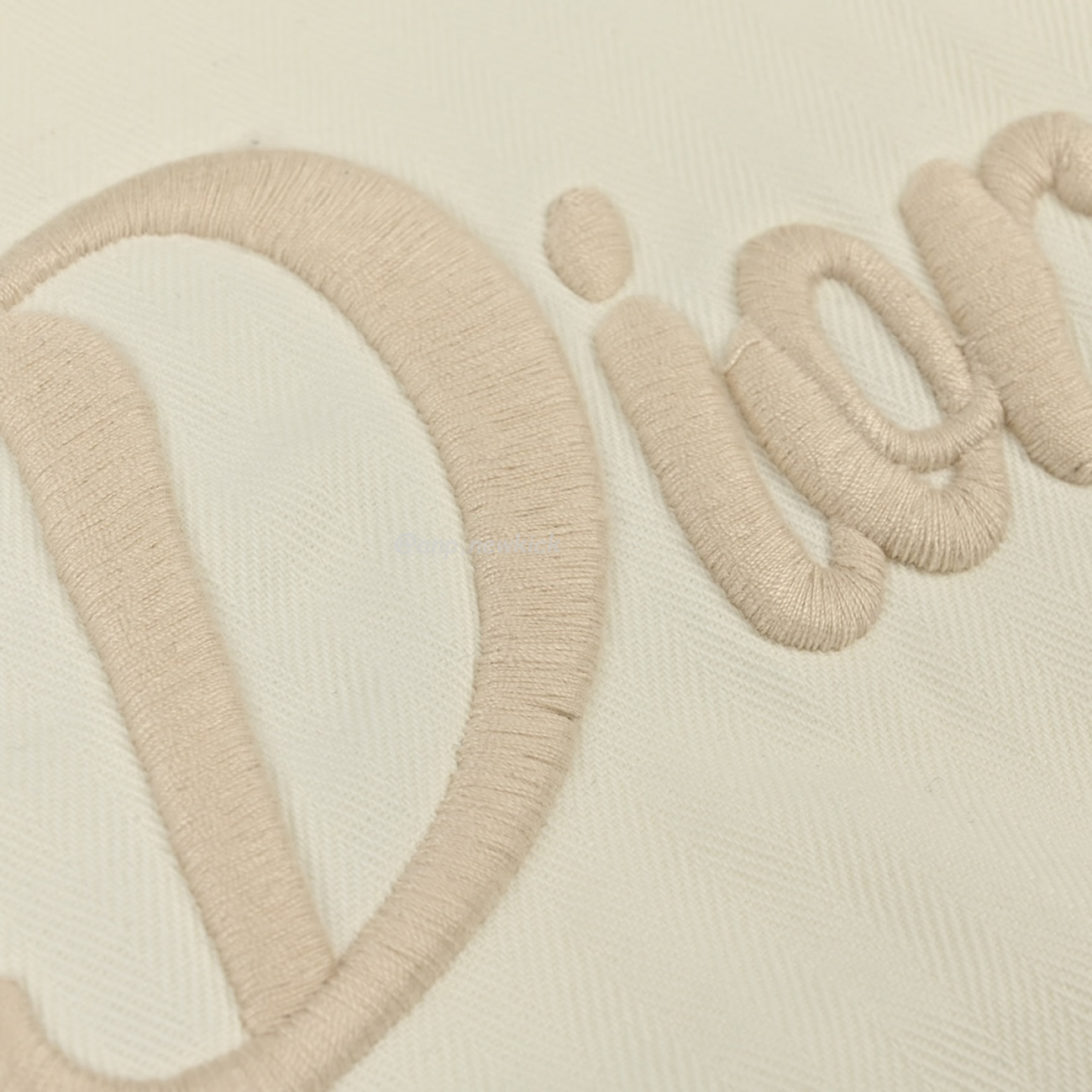 Dior 24ss Off White Cotton Denim Shirt (4) - newkick.org
